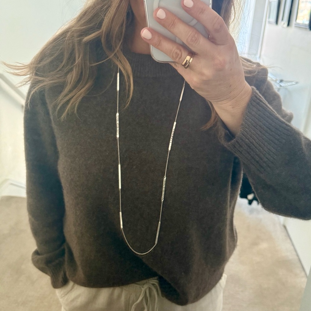 Silpada .925 Stirling Silver Long Necklace